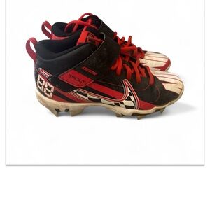 Nike Kids Black and Red cleats